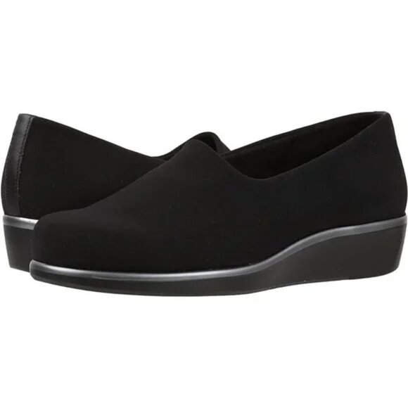 SAS Black Bliss Slip On Loafers